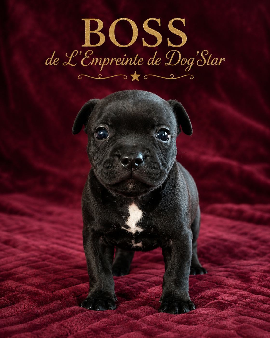 De L'Empreinte De Dog'star - Chiots disponibles - Staffordshire Bull Terrier