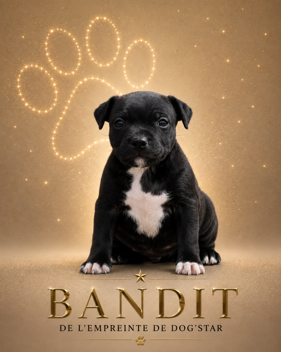 De L'Empreinte De Dog'star - Chiots disponibles - Staffordshire Bull Terrier