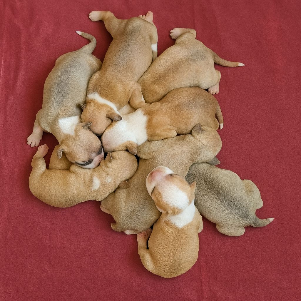 De L'Empreinte De Dog'star - American Staffordshire Terrier - Portée née le 10/12/2025